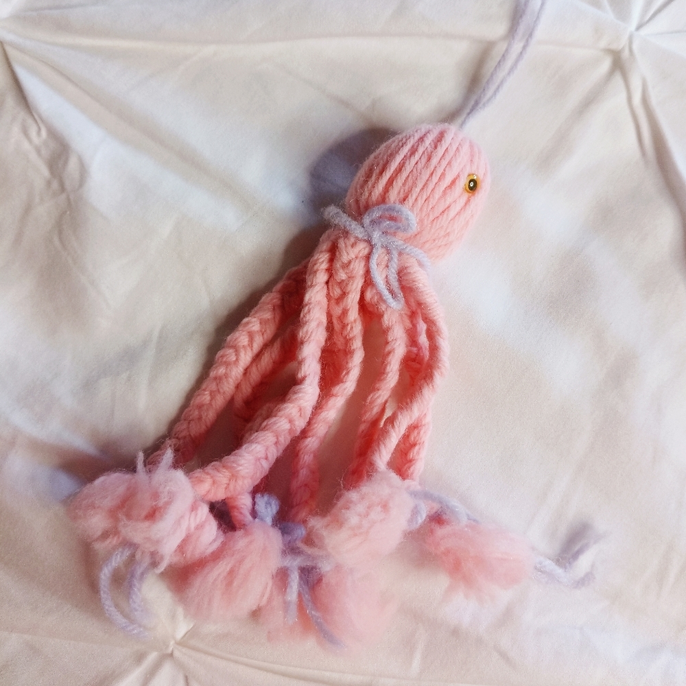 Vintage 90s Interactive Octopus/Octopi Baby Toy